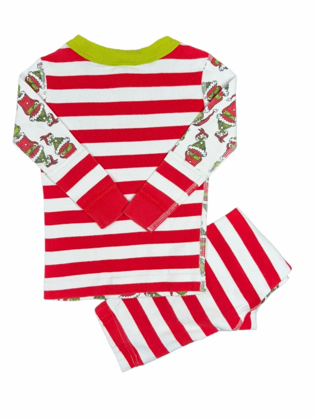 HANNA ANDERSSON x Dr Seuss The Grinch Christmas Long John Pajama Set - 2T